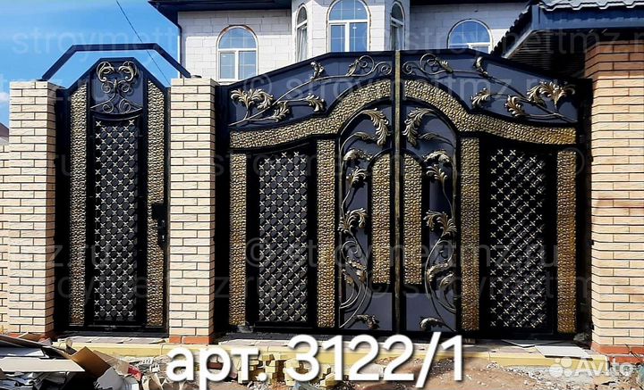 Кованые ворота