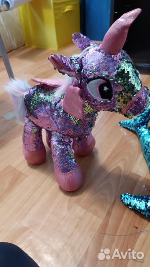 Лошадь единорог мягкая игрушка