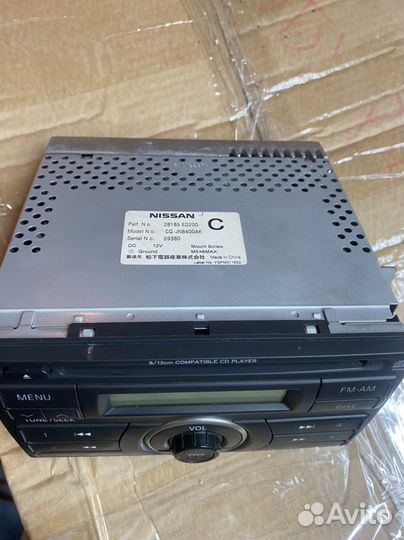 Магнитола nissan tiida