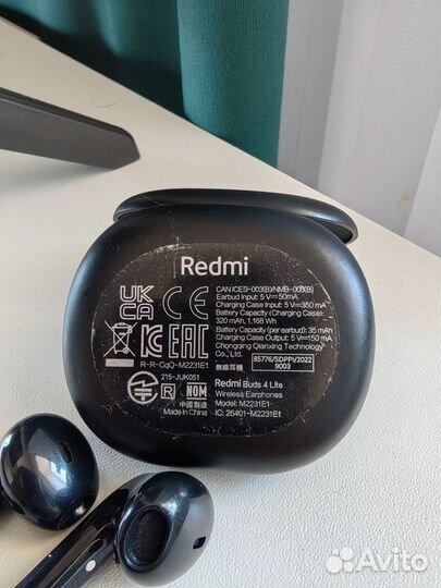 Беспроводные наушники xiaomi redmi buds 4 lite