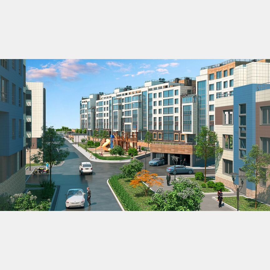 3-к. квартира, 87,8 м², 6/7 эт.