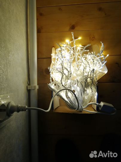 Гирлянда уличная бахрома 12 м