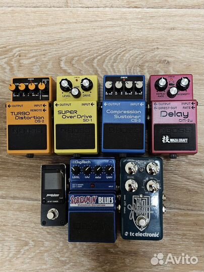 Педали Boss Digitech TC electronic Tomsline