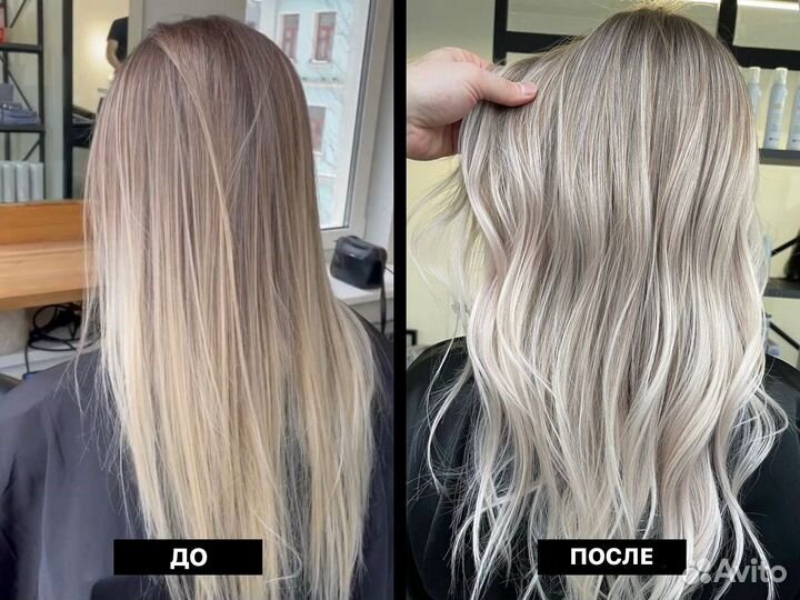 Модель на окрашивание волос