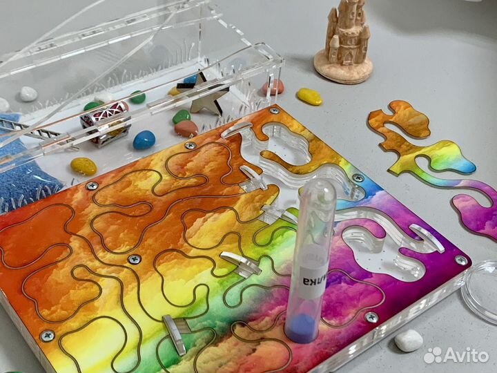 Муравьиная ферма с автоувлажнением и гипсом