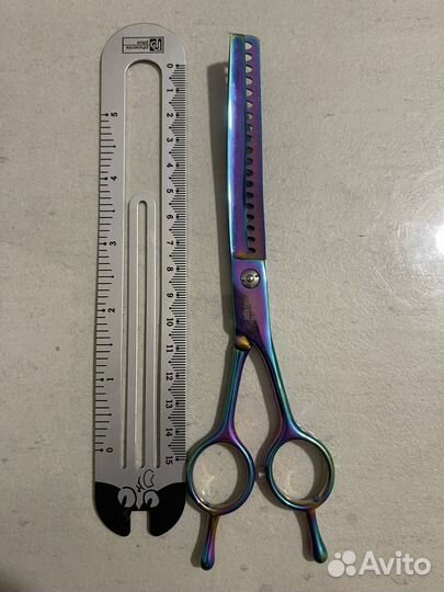 Ножницы для груминга изогнутыеи прямые