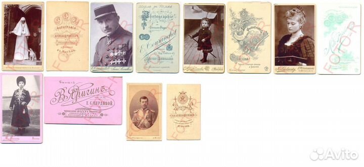 Старинные фото на паспорту