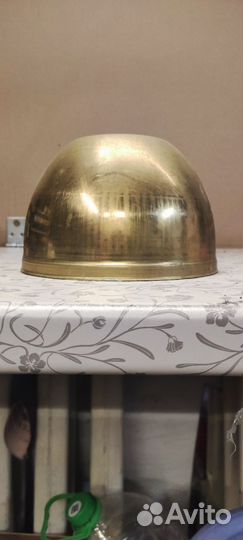 Плафон латунный