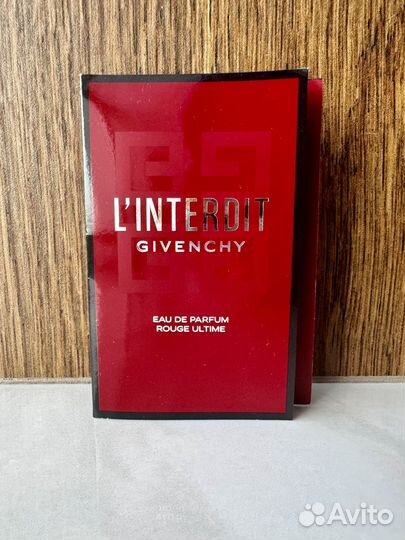 Givenchy L’interdit Rouge Ultim парфюм 1 мл