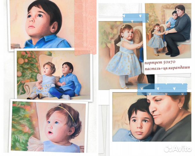 Портрет по фото на заказ любой сложности