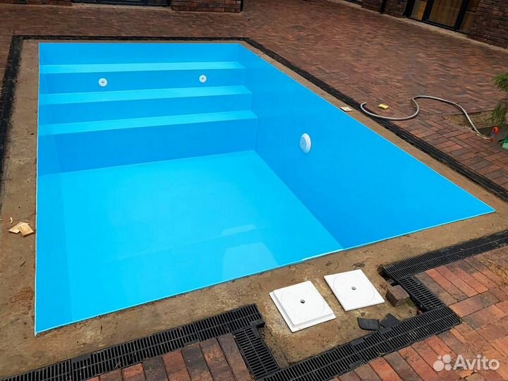 Бассейн из полипропилена 5x3