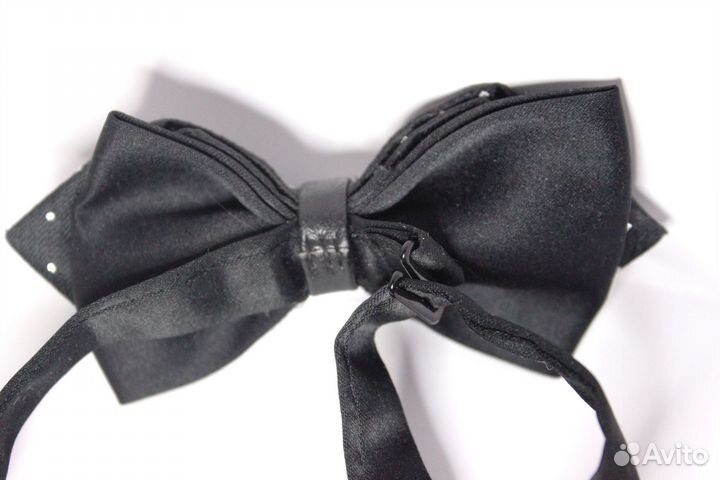 Галстук бабочка черная