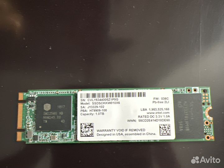 Твердотельный накопитель 1tb ssd