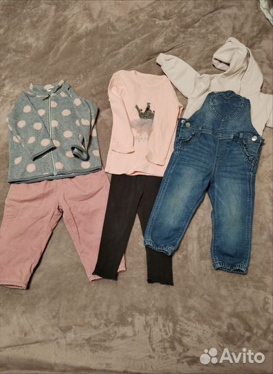 Вещи пакетом для девочки 80-86-92