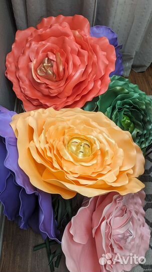 Декорации, ростовые цветы, большие цветы