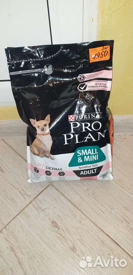 Корм для собак Pro Plan Opti Derma Small Mini