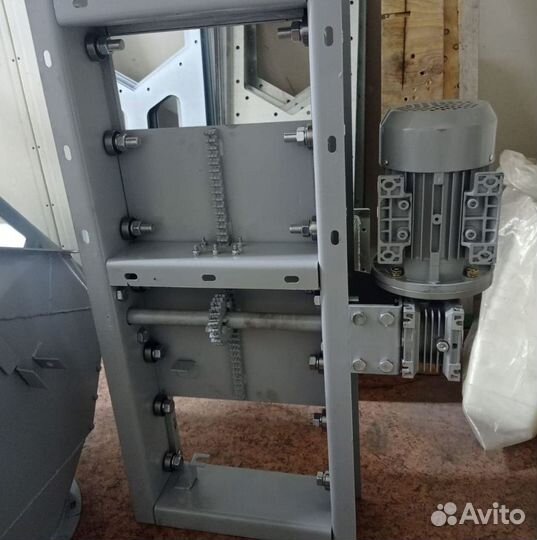 Задвижка шиберная с электрическим приводом