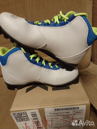 Лыжные ботинки trek 36 размер