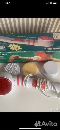 Электромассажер с инфракрасными лучами и фен