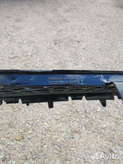 Решетка в передний бампер на mercedes W 222 AMG