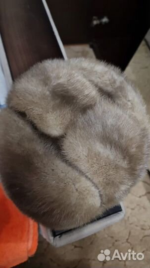 Норковая шапка мужская