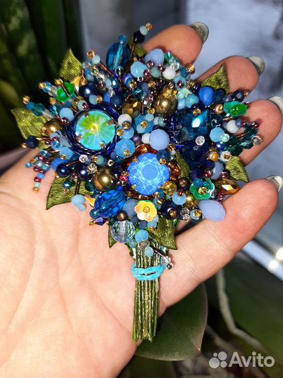 Брошь ручной работы