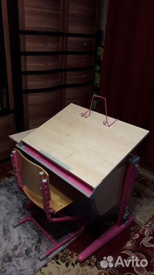 Растущая парта и стул дэми