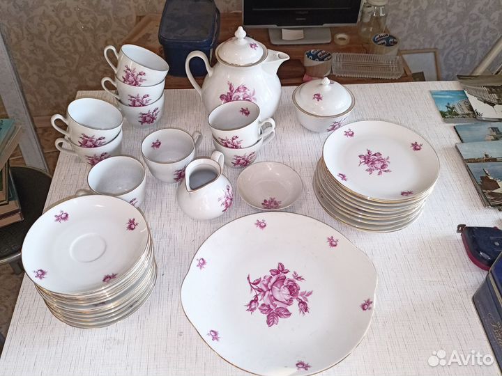 Набор чайный на 9 персон Чехословацкий СССР