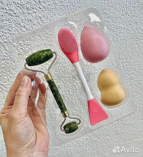 Аксессуары для макияжа спонж роллер скребок шпател