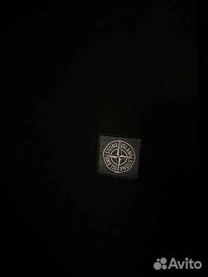 Худи толстовка Stone Island Black Patch Logo