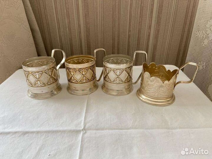 Подстаканники и стаканы СССР