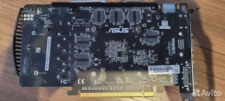 Видеокарта asus GeForce 550ti 1gb