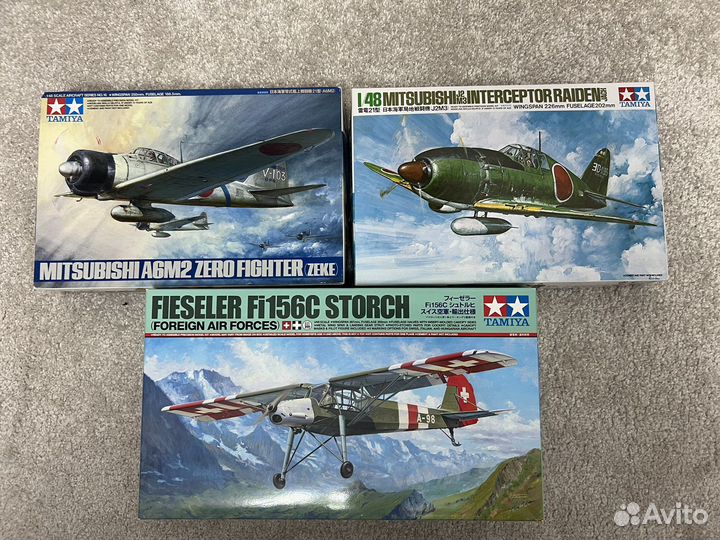 Сборные модели авиации 1:48 Tamiya