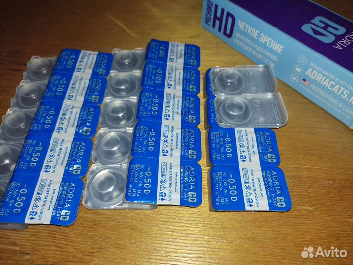 Контактные линзы -0,5