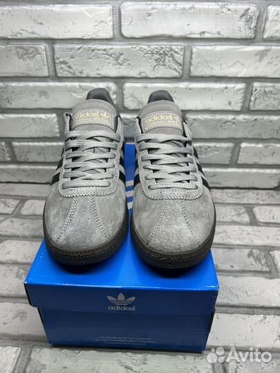 Кроссовки adidas spezial munchen hamburg grey