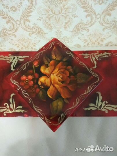 Декоративная вешалка.(ручная работа)