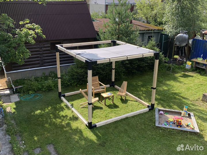 Пергола беседка. Самостоятельная сборка за 1 день