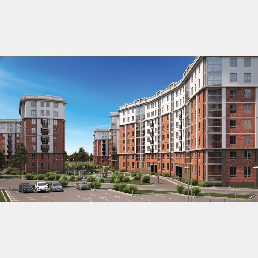 1-к. квартира, 41,1 м², 3/8 эт.