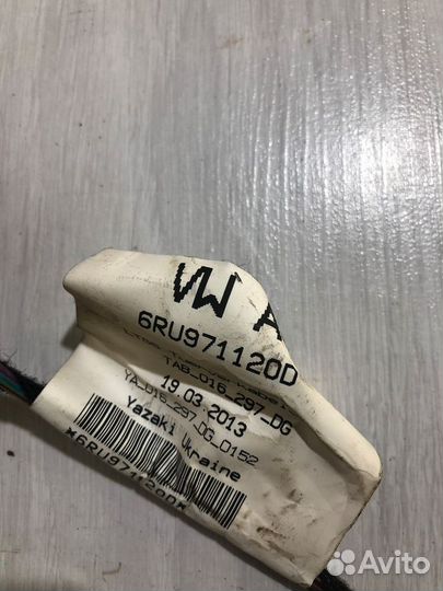 Проводка двери передняя левая volkswagen polo 5 1