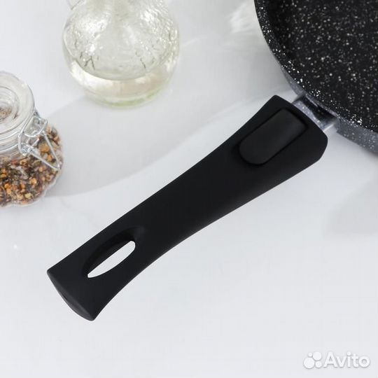 Сковорода Доляна «Элит», d26 см, съёмная ручка, ст