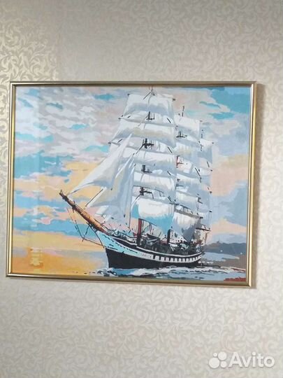 Готовая картина по номерам