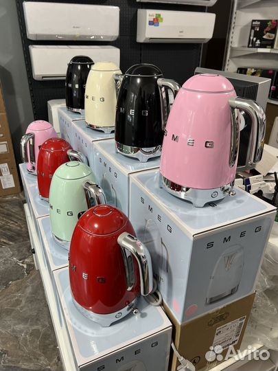 Чайник Smeg KLF03rdeu красный