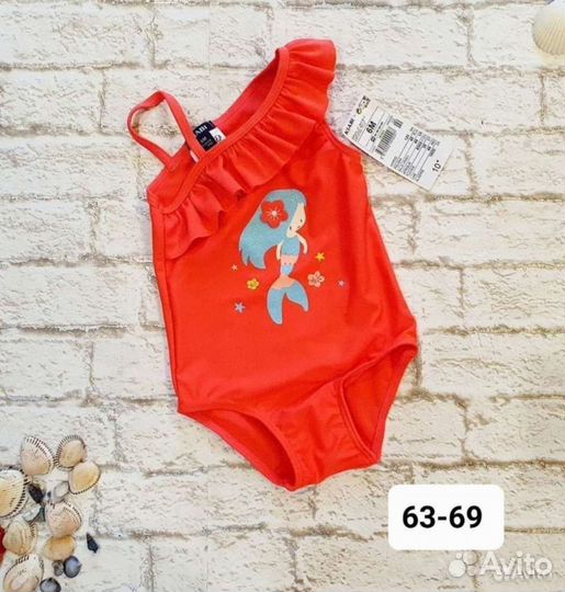 Новые купальники для малышки на р.62-69, 68
