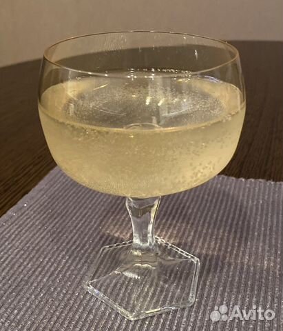 Фужеры для шампанского, креманки 6 шт цветные СССР