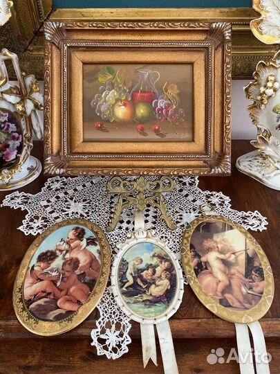 Антикварные картины, панно. Франция. Италия