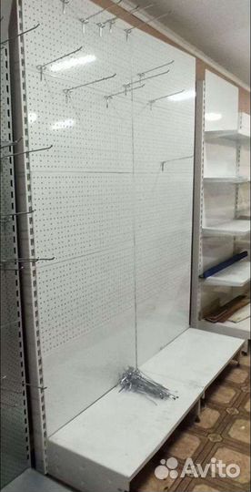 Стеллаж торговый перфорированный металлический