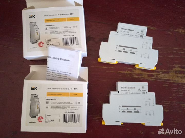 Реле задержки включения IEK ORT