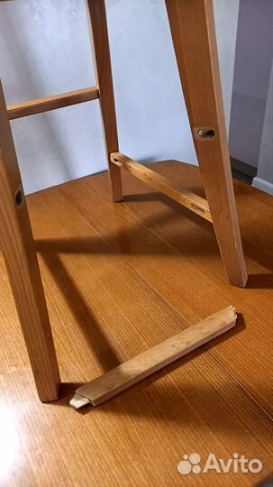 Стул детский деревянный kea (требует ремонта)
