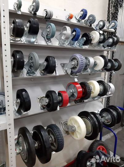 Колеса и ролики для складских тележек