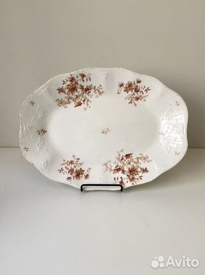 Антикварное блюдо и террин